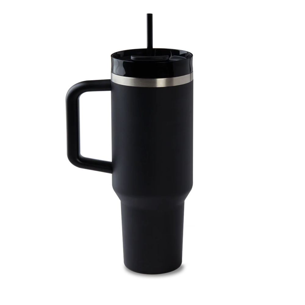 Gobelet en acier inoxydable de 40 oz - Noir - Secondary Image