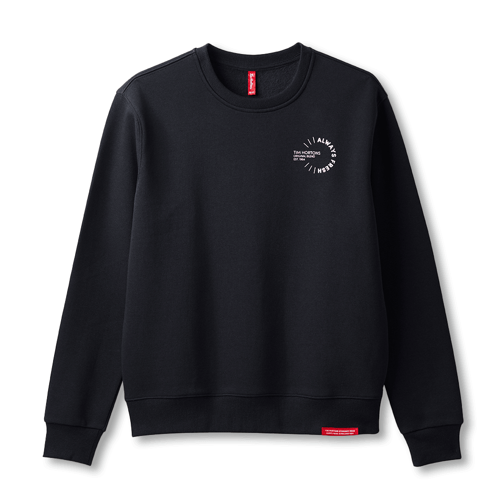 Always Fresh Unisex Crewneck Sweatshirt - Black - TimShop
