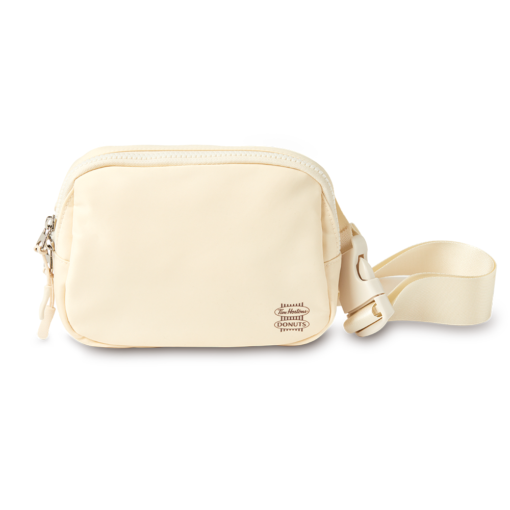 Sac banane avec logo rétro – beige - Image #2