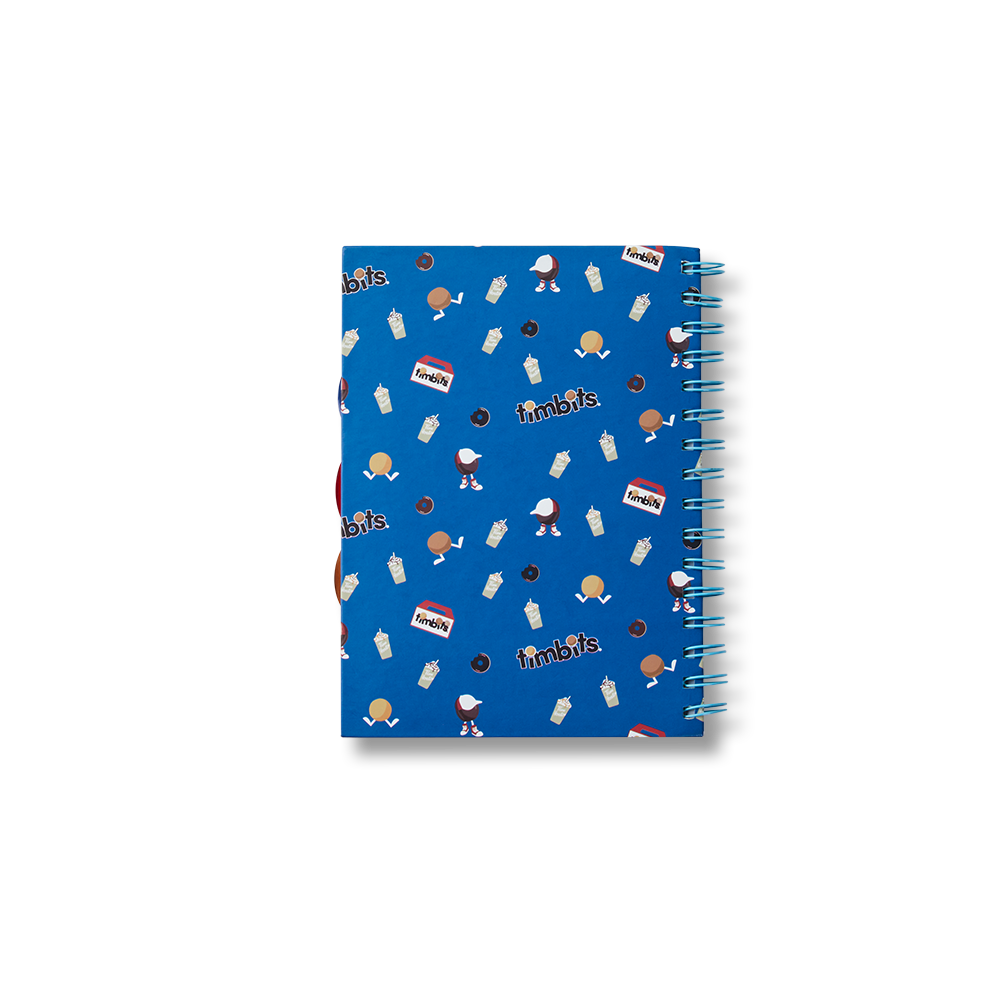 Tim Hortons Blue Timbits 3-Tab Spiral Notebook - Image #3