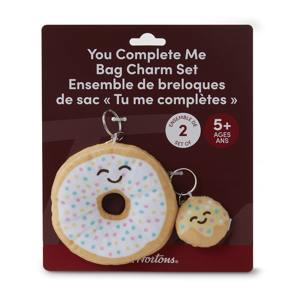 Ensemble de 2 breloques de sac You Complete Me - Secondary Image