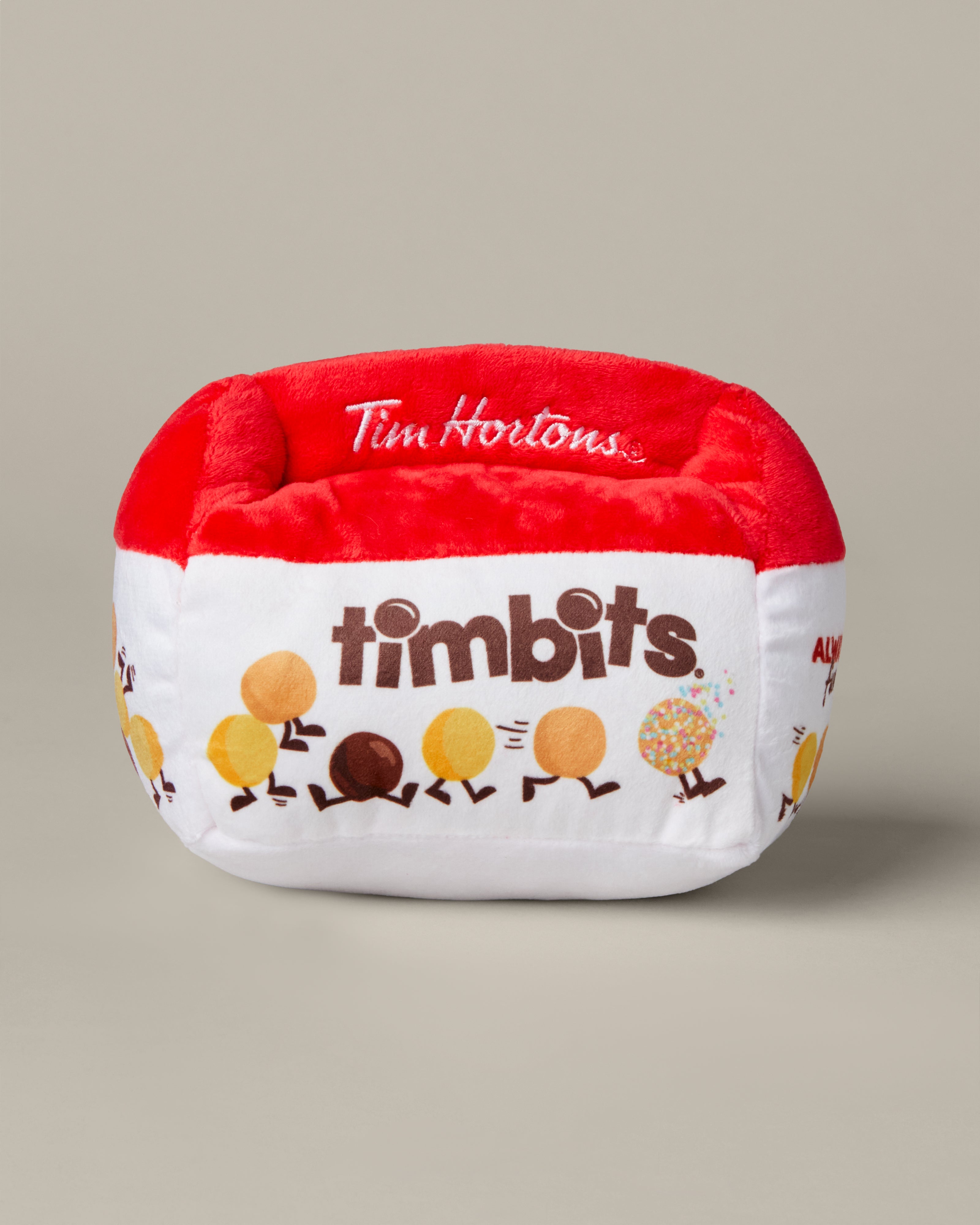 Tim Hortons Timbits Box Squeaker Dog Toy - Image #1