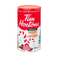 Chocolat chaud à la canne de bonbon