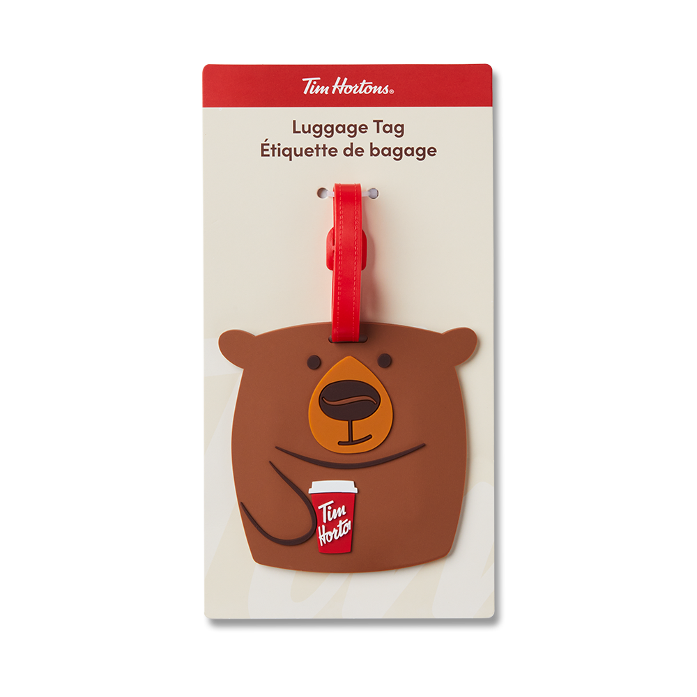 Tim Hortons Bear Silicone Luggage Tag | Étiquette de bagage en silicone Tim Hortons – Ours - Image #3