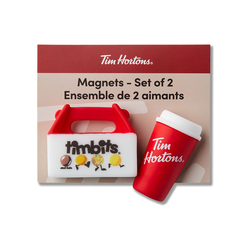 Magnets - Set of 2 - Timbits® Box and Red Hot Cup - Secondary Image