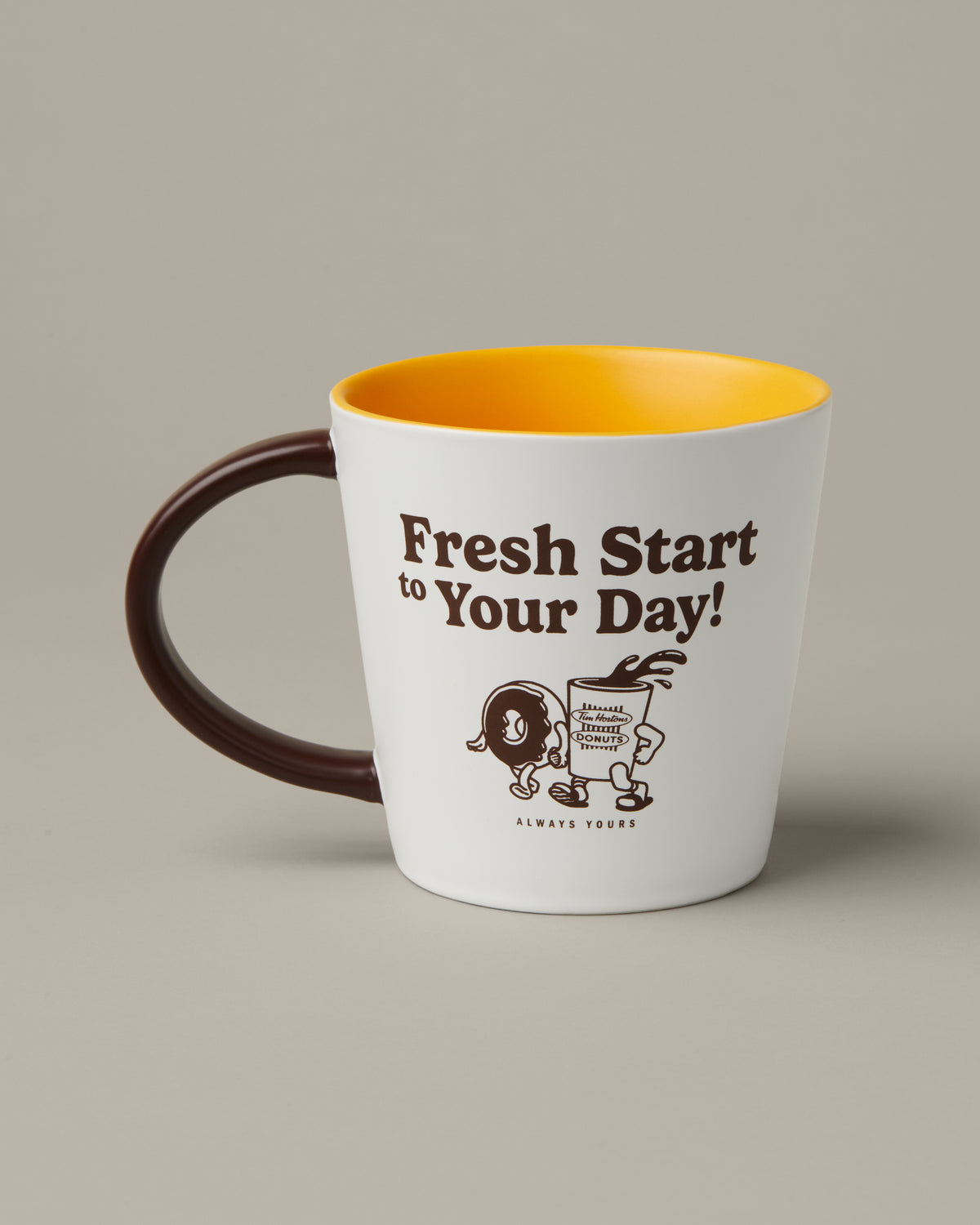 Tim Hortons 16oz Retro “Fresh Start to Your Day” Ceramic Mug | TimShop