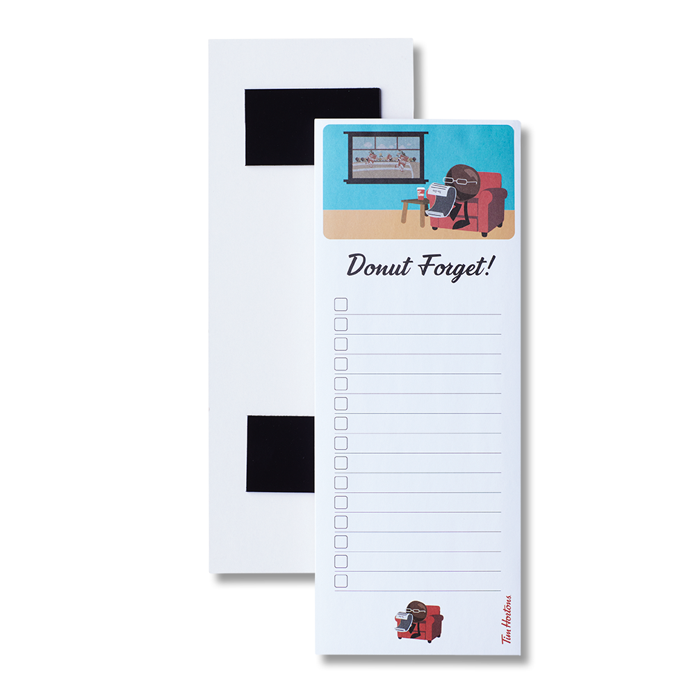 Tim Hortons List Pad - Donut Forget - Image #2