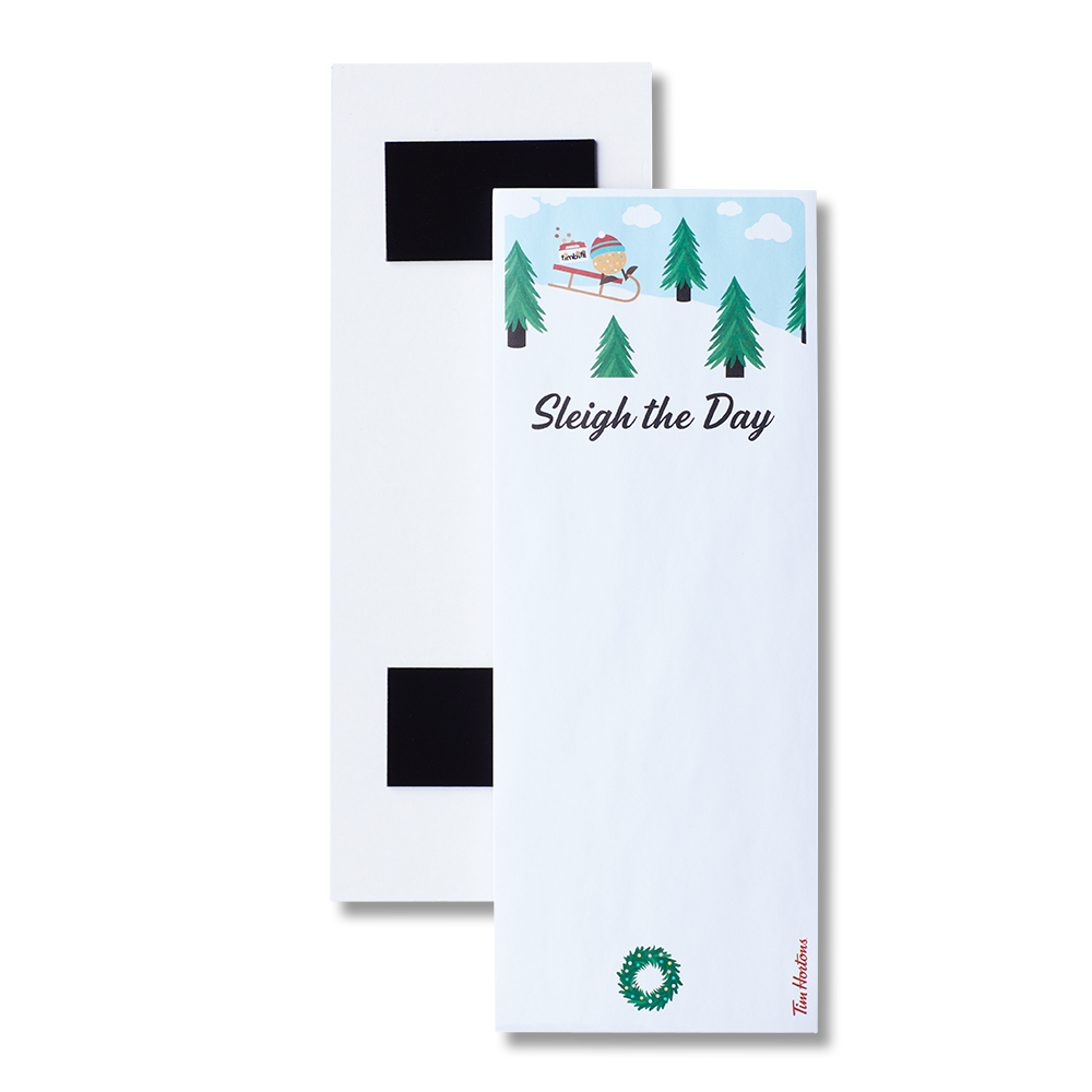 Tim Hortons List Pad - Sleigh the Day  - Image #2