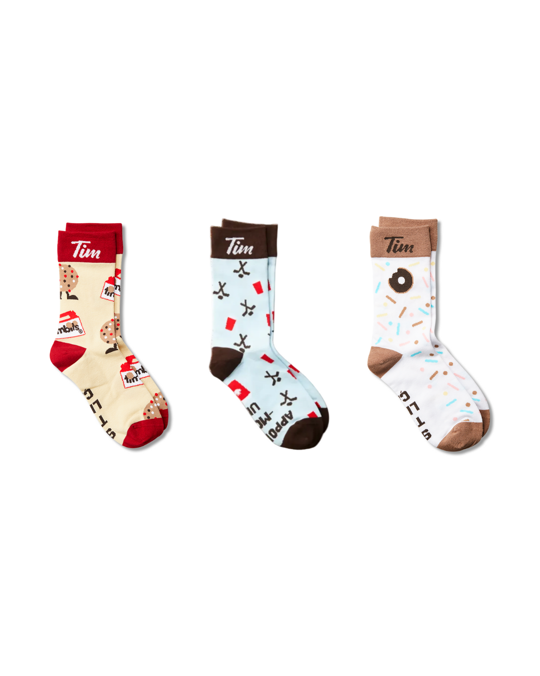 Novelty Quote Socks 3 Pair Bundle - French - Image #1