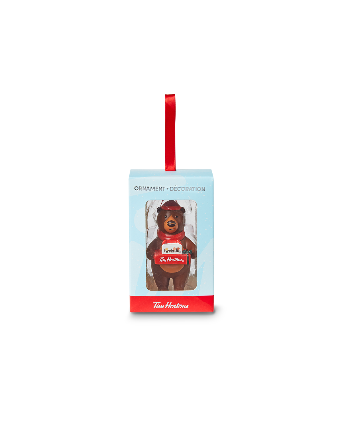 Tim Hortons Holiday Bear Ornament | Décoration des Fêtes Tim Hortons – Ourson - Image #1