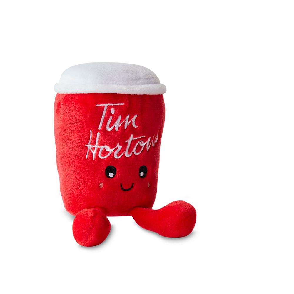 Tim Hortons Baked Goods Plushie - Tims Red Hot Cup | Peluche pâtisserie de Tim Hortons – Gobelet rouge