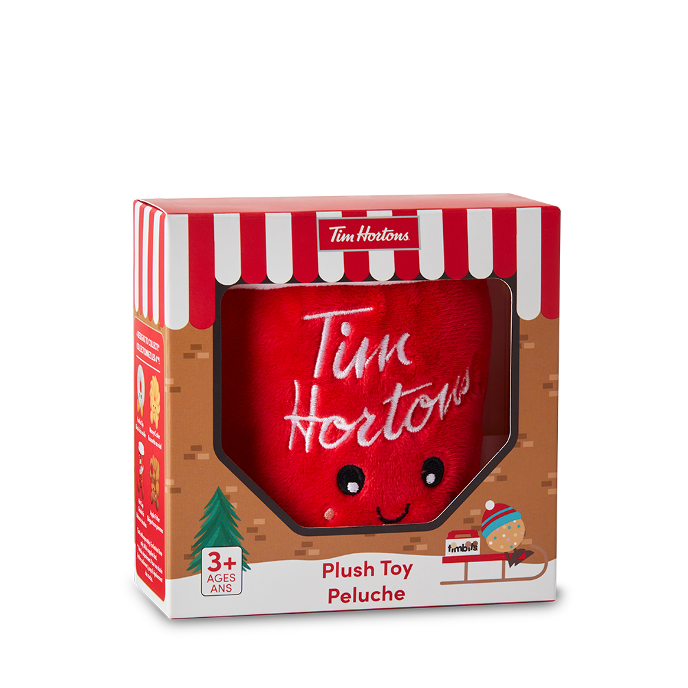 Tim Hortons Baked Goods Plushie - Tims Red Hot Cup | Peluche pâtisserie de Tim Hortons – Gobelet rouge - Image #2