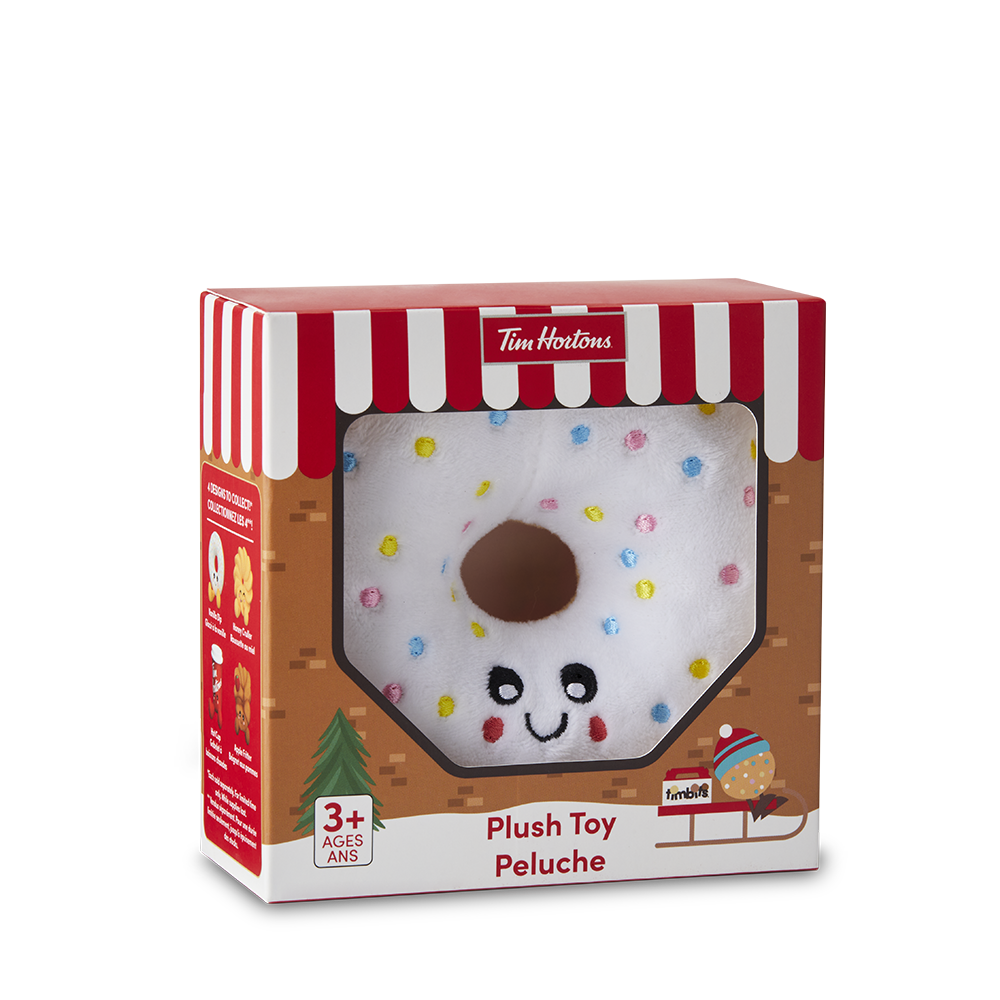 Tim Hortons Baked Goods Plushie - Sprinkle Donut | Peluche pâtisserie de Tim Hortons – Beigne aux vermicelles  - Image #2