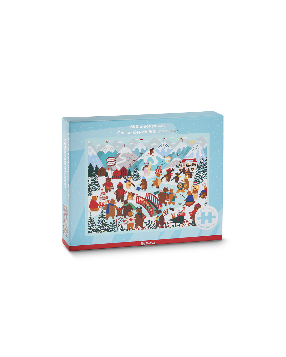 Tim Hortons Holiday Puzzle 500 pieces | Casse-tête des Fêtes de 500 morceaux Tim Hortons  - Image #1