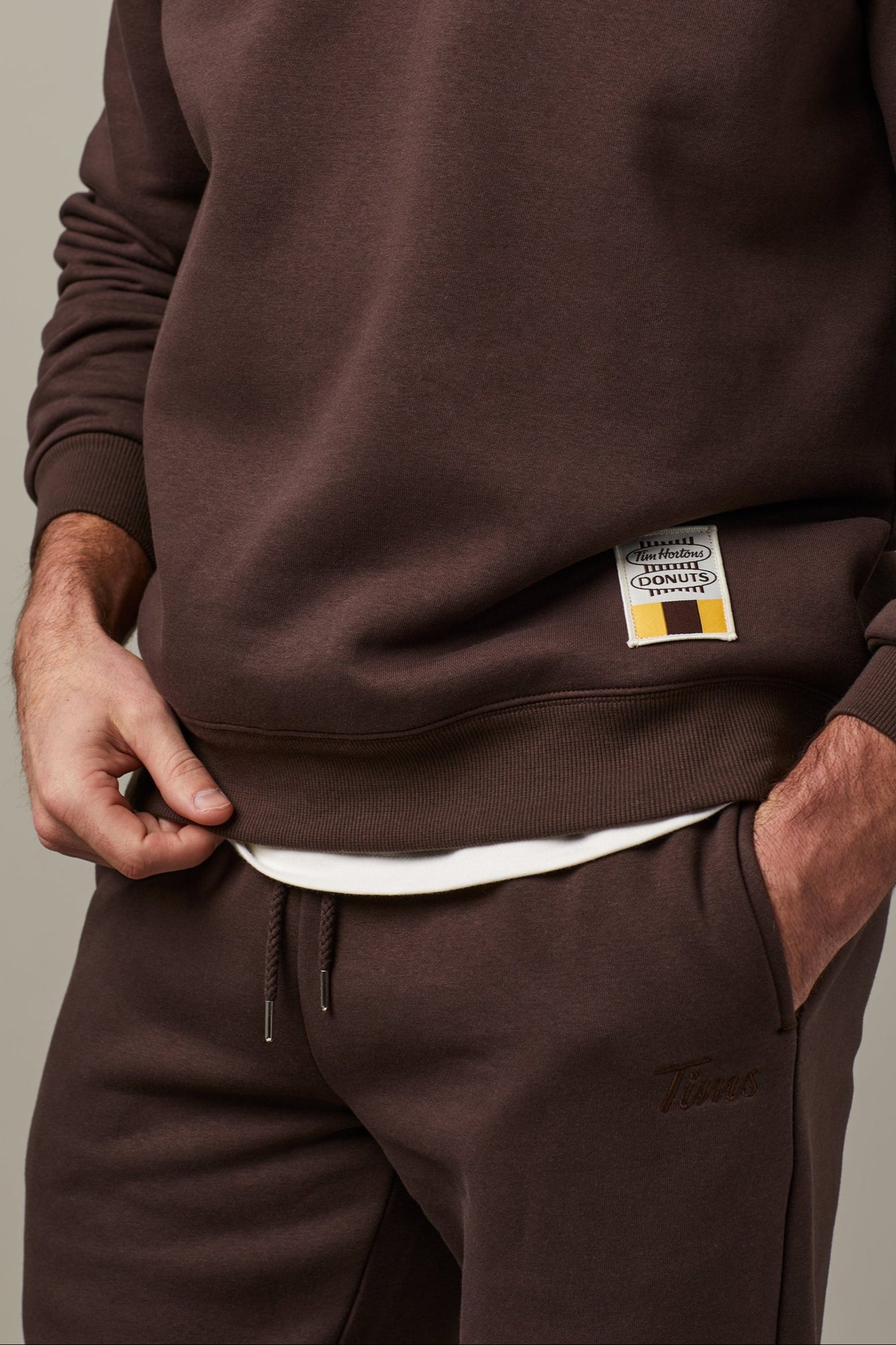 Tims Unisex Joggers - Espresso - Image #2