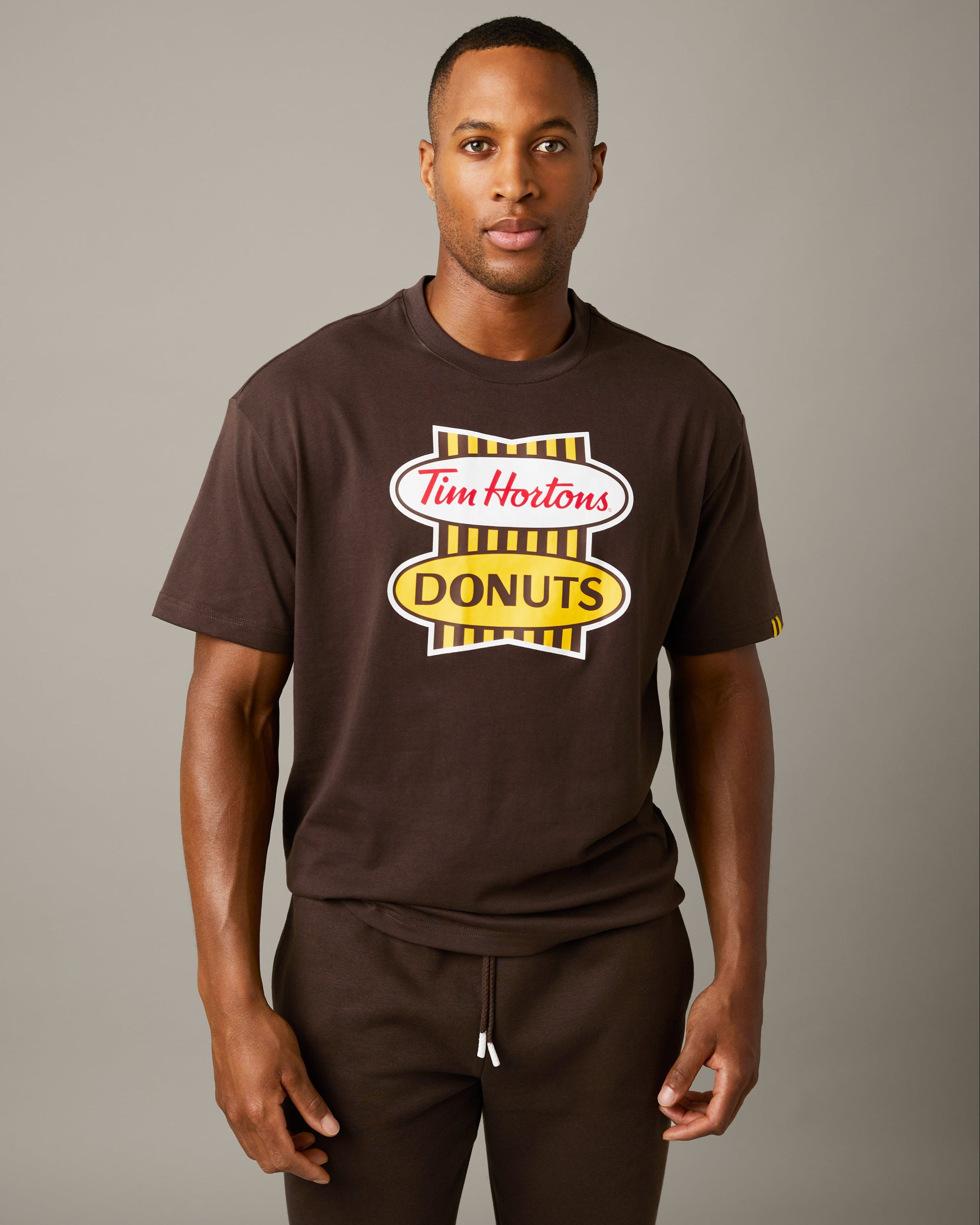Tim Hortons Shirt | Retro Logo Unisex T- Shirt - Espresso | TimShop