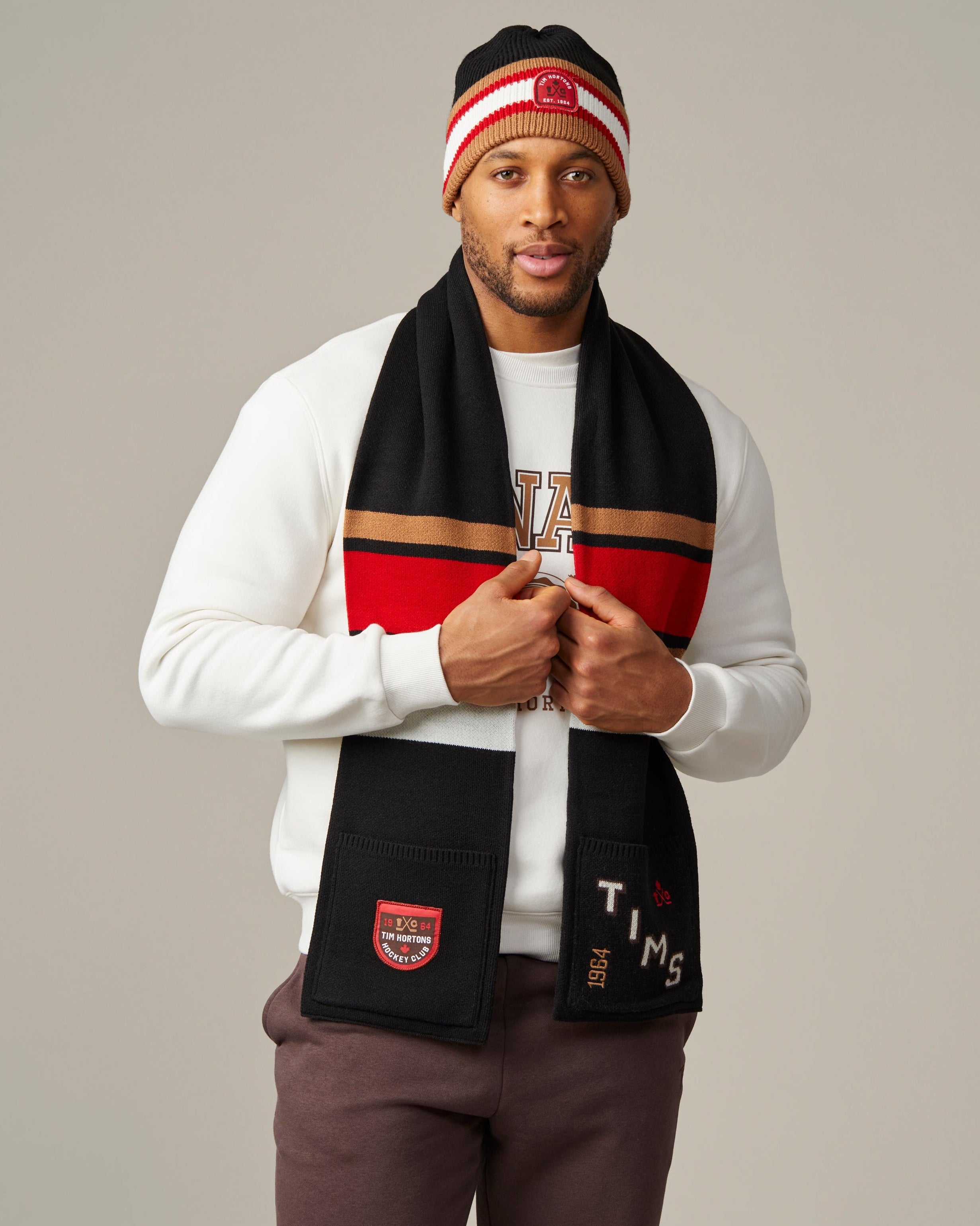 Hockey Scarf with Pockets - Image #1