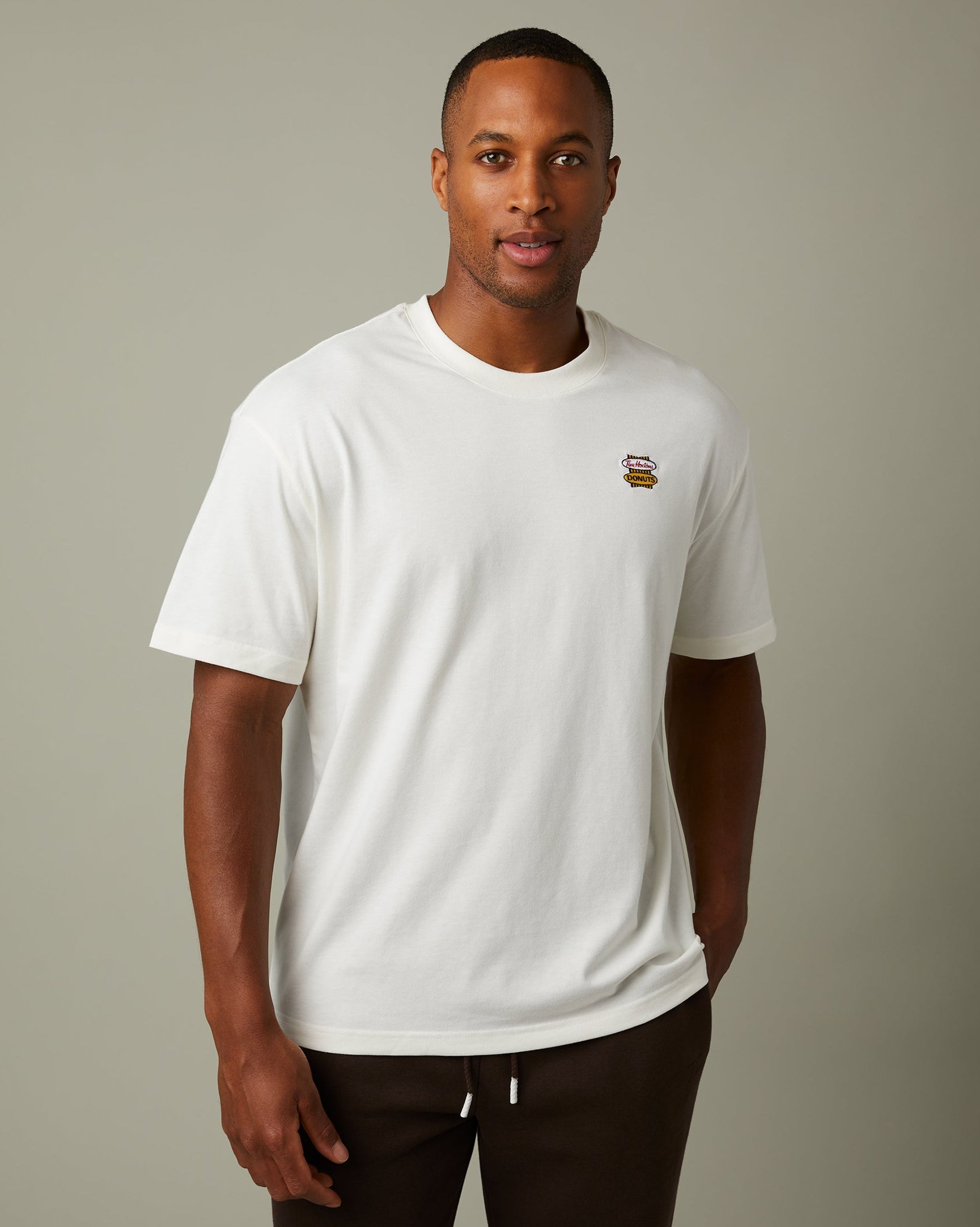 Retro Logo Unisex T-Shirt – Natural - TimShop - Image #1