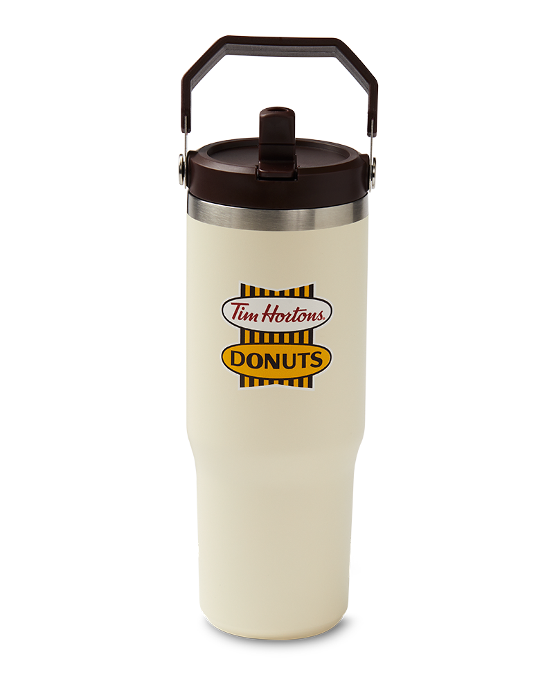 Tim Hortons 30oz Retro Logo Top Handle Tumbler | Gobelet de 30 oz avec anse de Tim Hortons – Logo rétro - Image #1