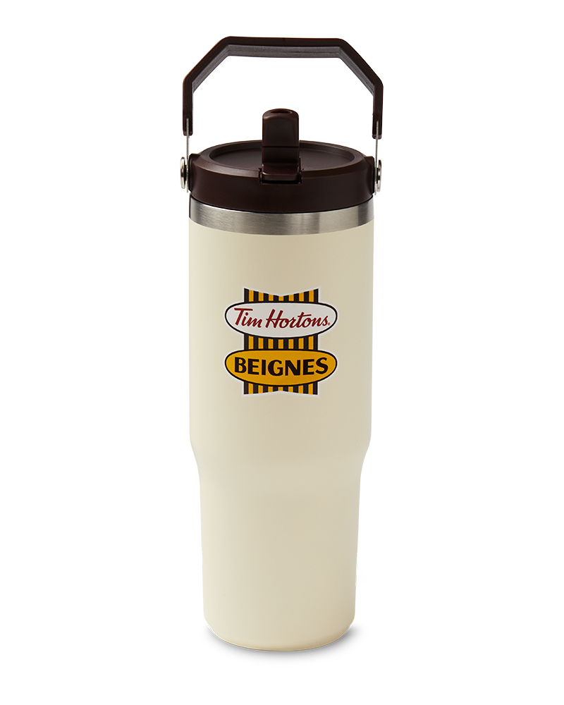Tim Hortons 30oz Retro Logo Top Handle Tumbler | Gobelet de 30 oz avec anse de Tim Hortons – Logo rétro - Image #1