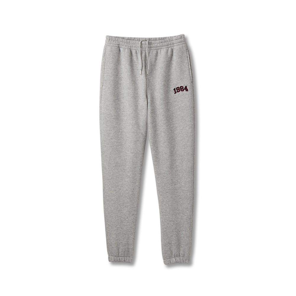 Tims Unisex Joggers Grey | Pantalon en coton ouaté unisexe gris de Tim Hortons - Image #1