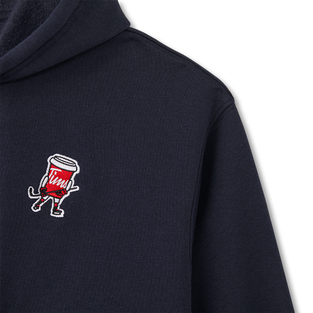 Tims Full Zip Unisex Cup hoodie. | Chandail à capuchon unisexe avec fermeture éclair bleu marine de Tim Hortons - Image #5