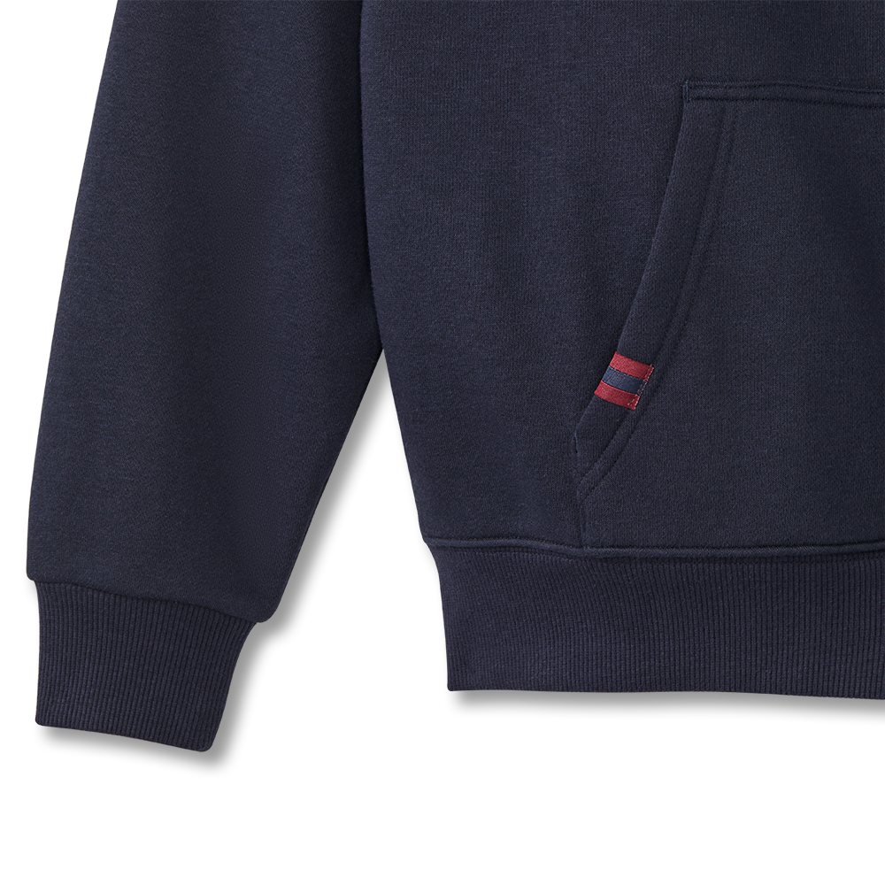 Tims Full Zip Unisex Cup hoodie. | Chandail à capuchon unisexe avec fermeture éclair bleu marine de Tim Hortons - Image #6