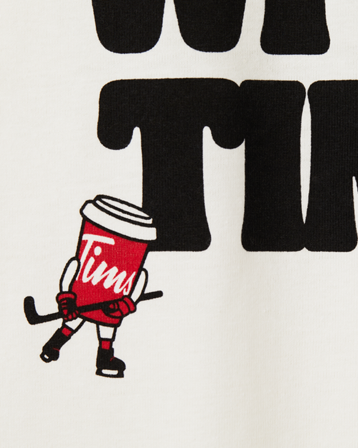Customized Tim's Tim Hortons Shirt | Stick with Tims Unisex T-Shirt - Vanilla | TimShop