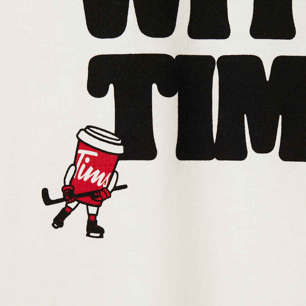 Stick with Tims T-Shirt Vanilla | T-shirt unisexe « Stick with Tims » crème - Image #4