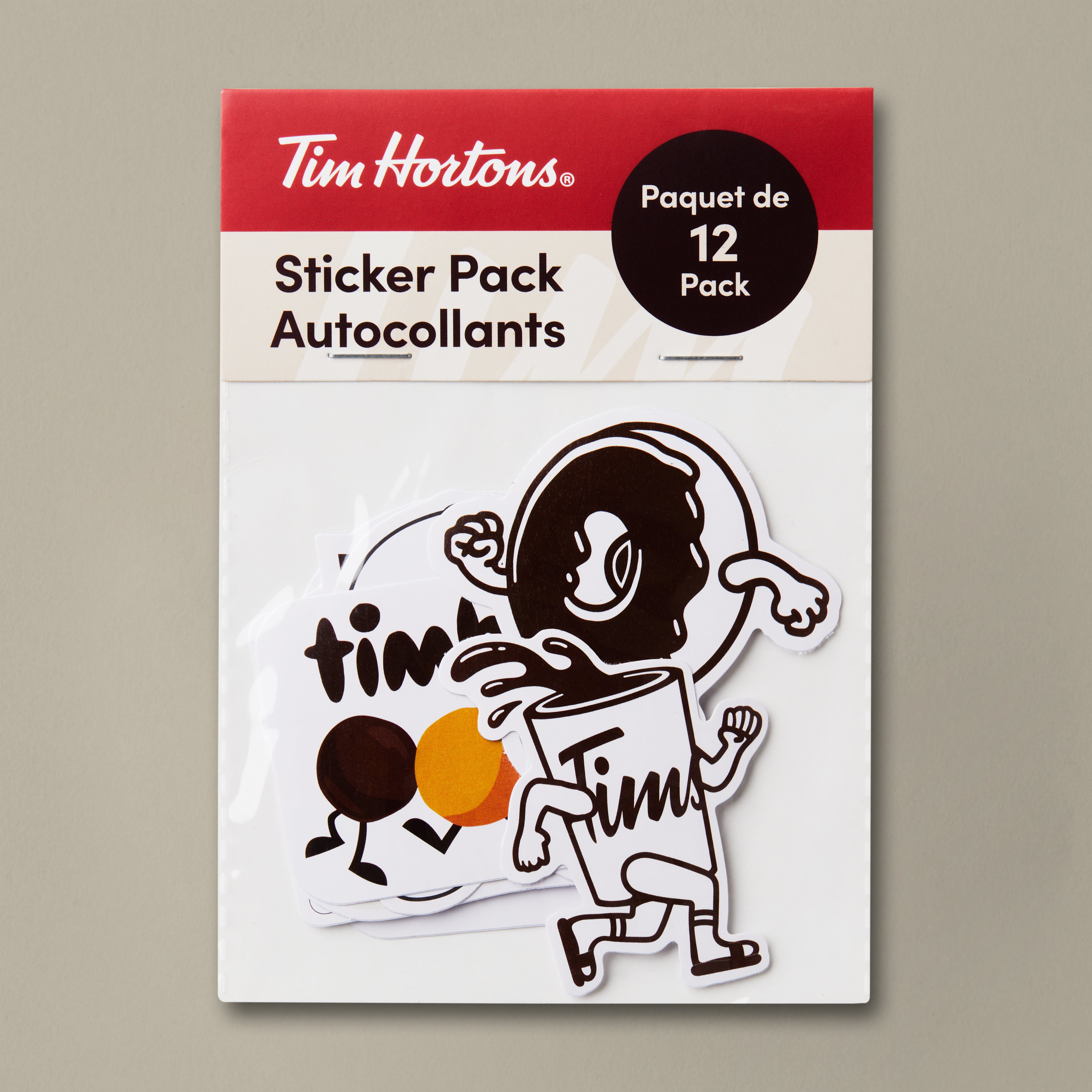 Tim Hortons Retro Logo Sticker Pack - Image #1