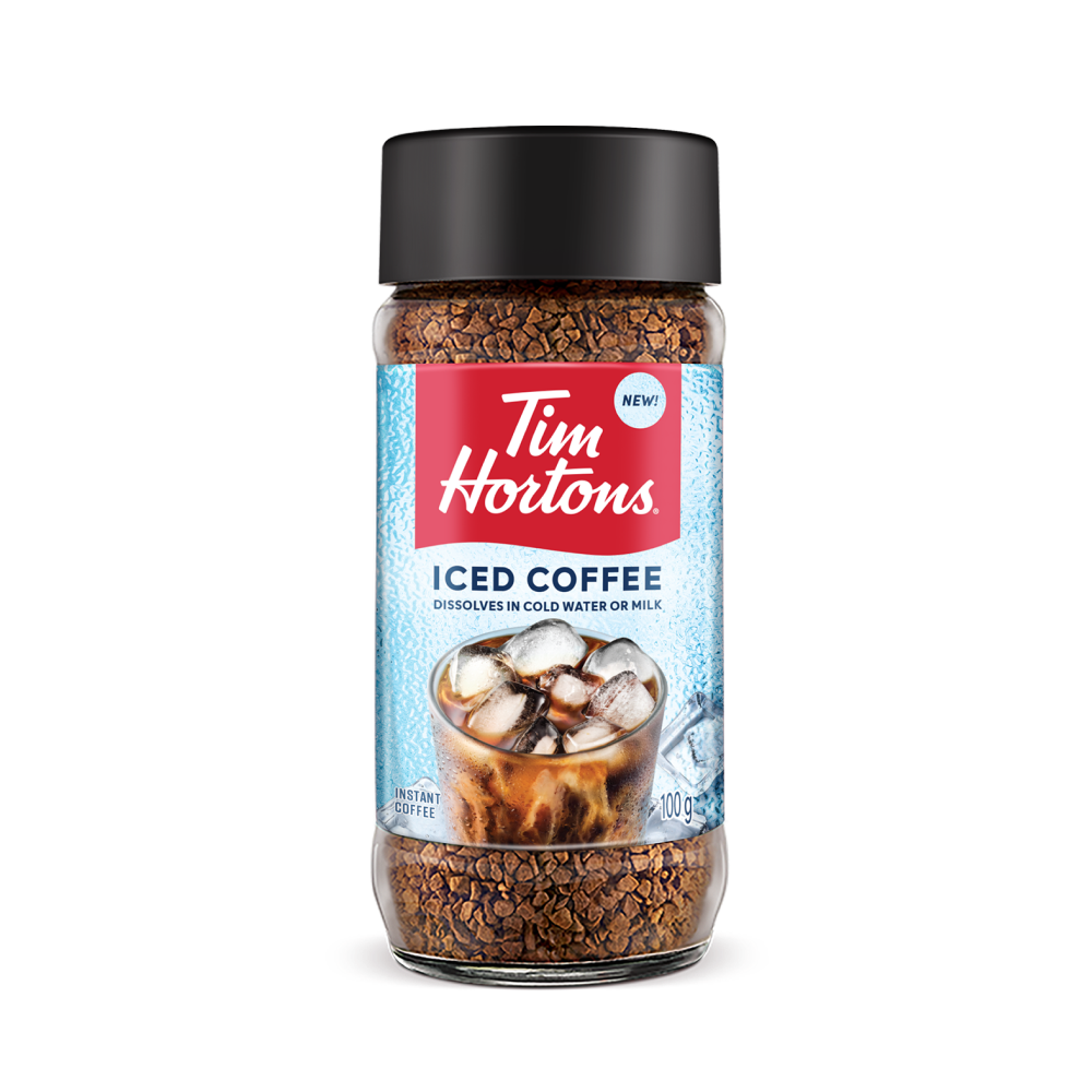 Tim Hortons Instant Iced Coffee - 100g jar | Pot de 100 g de café glacé instantané Tim Hortons - Image #5
