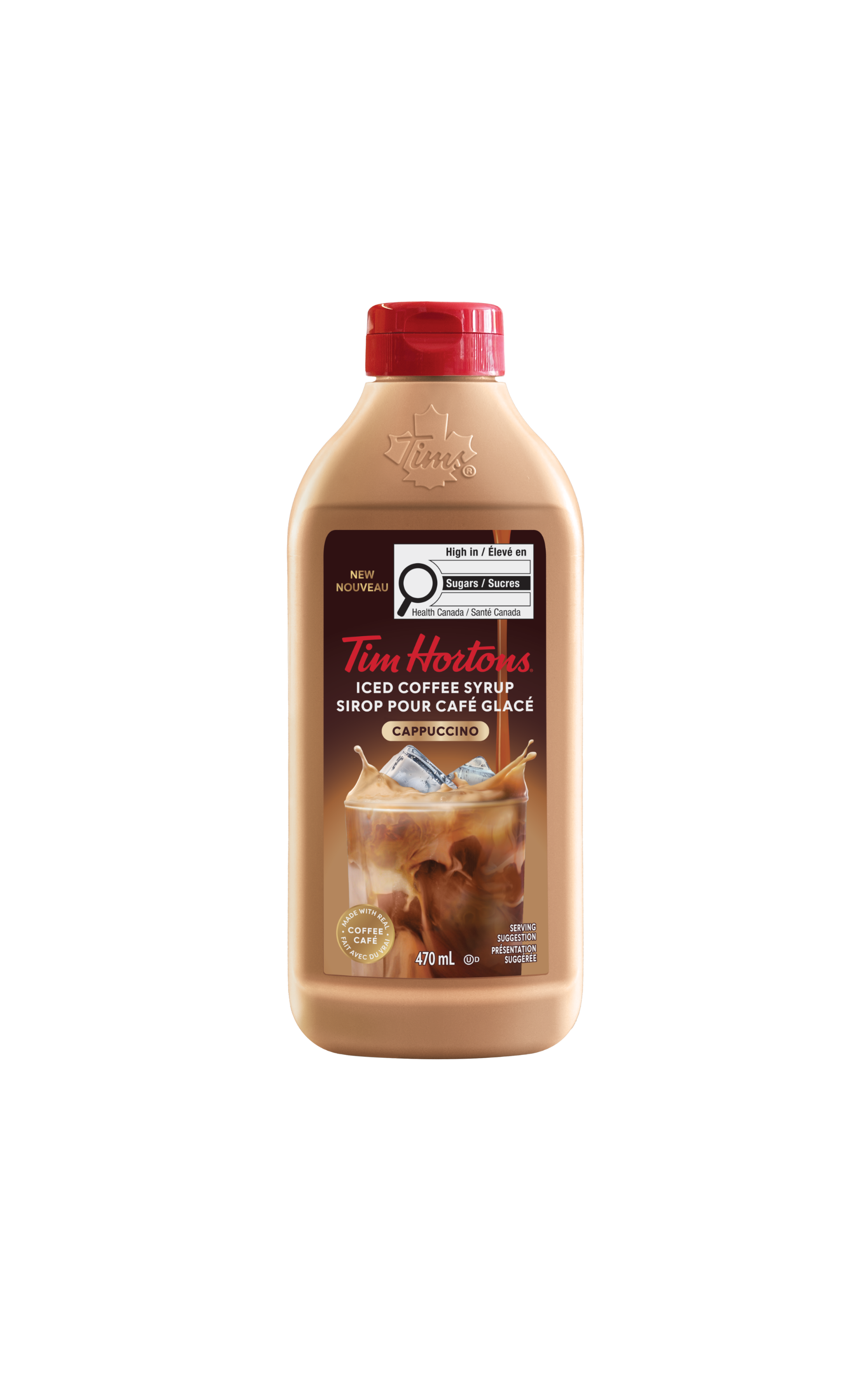 Iced Coffee Syrup Cappucino - 470ml - TimShop
