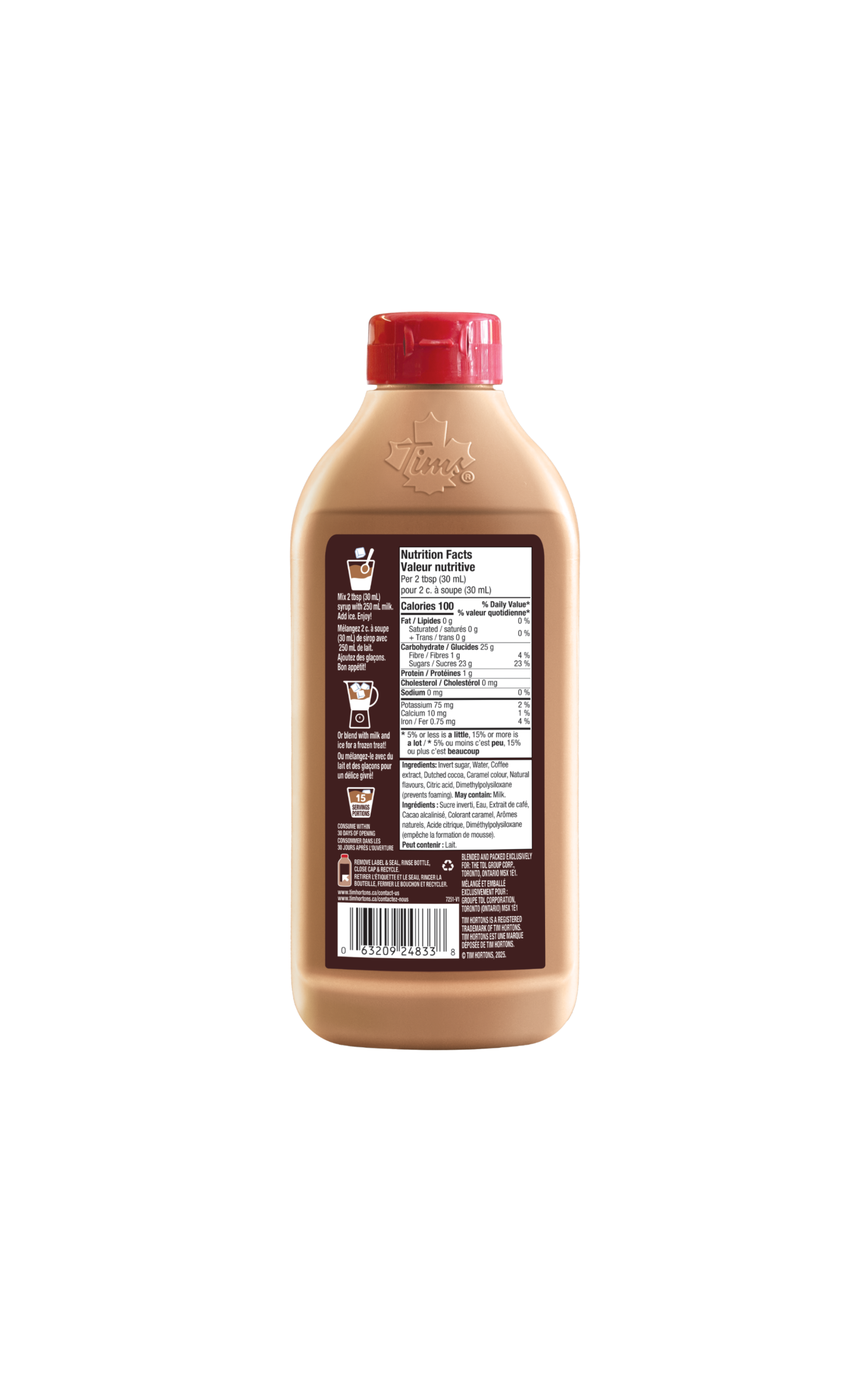 Iced Coffee Syrup Mocha - 470ml - Secondary Image