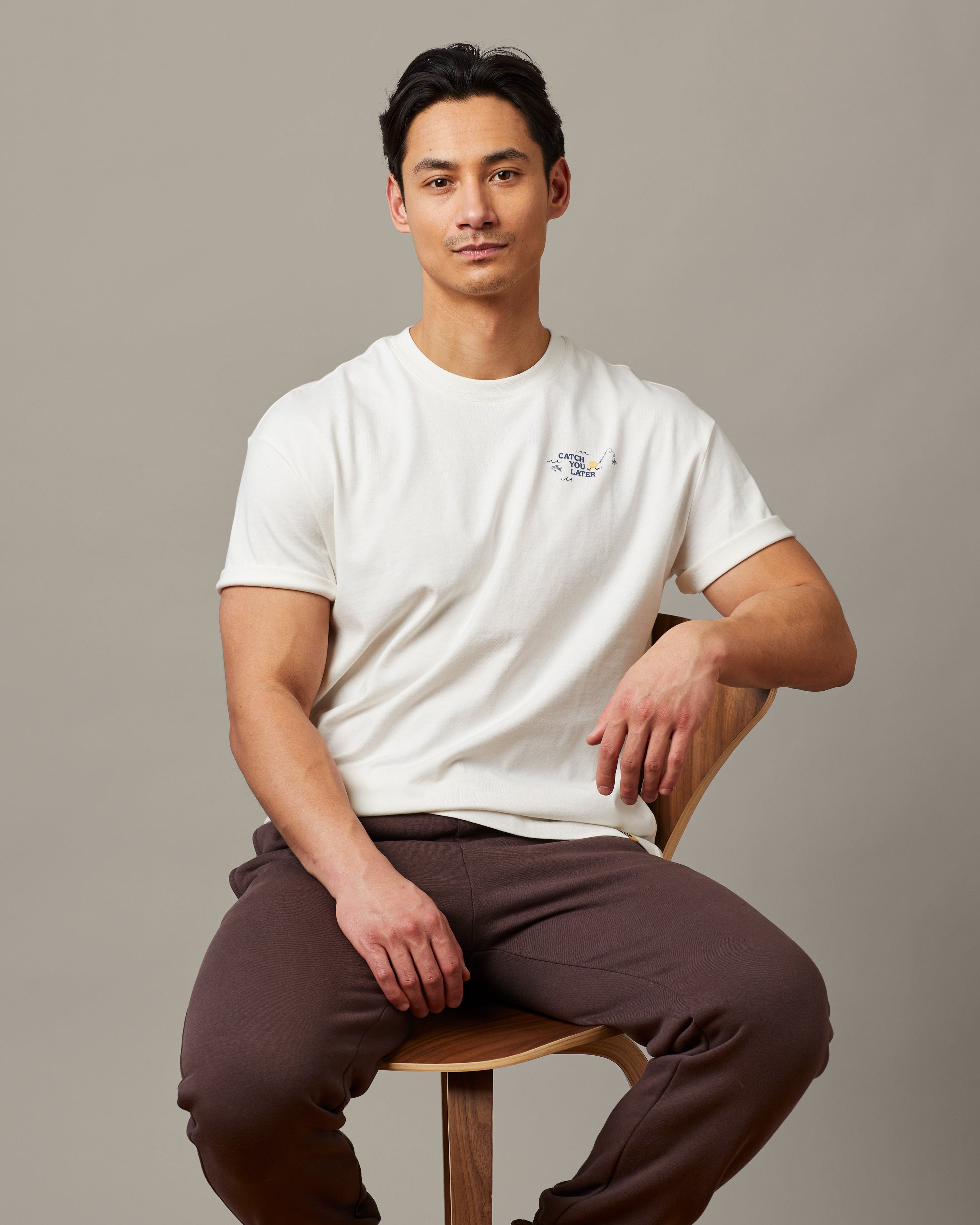 Natural unisex t-shirt featuring Timbits® Camp graphic | T-shirt unisexe couleur naturelle des camps Timbits®. - Image #1