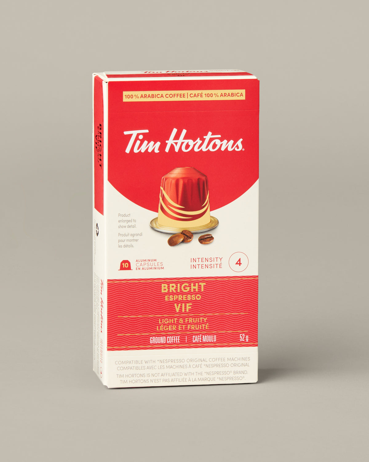 Tim Hortons Coffee | Bright Espresso Capsules - 10 Count | TimShop