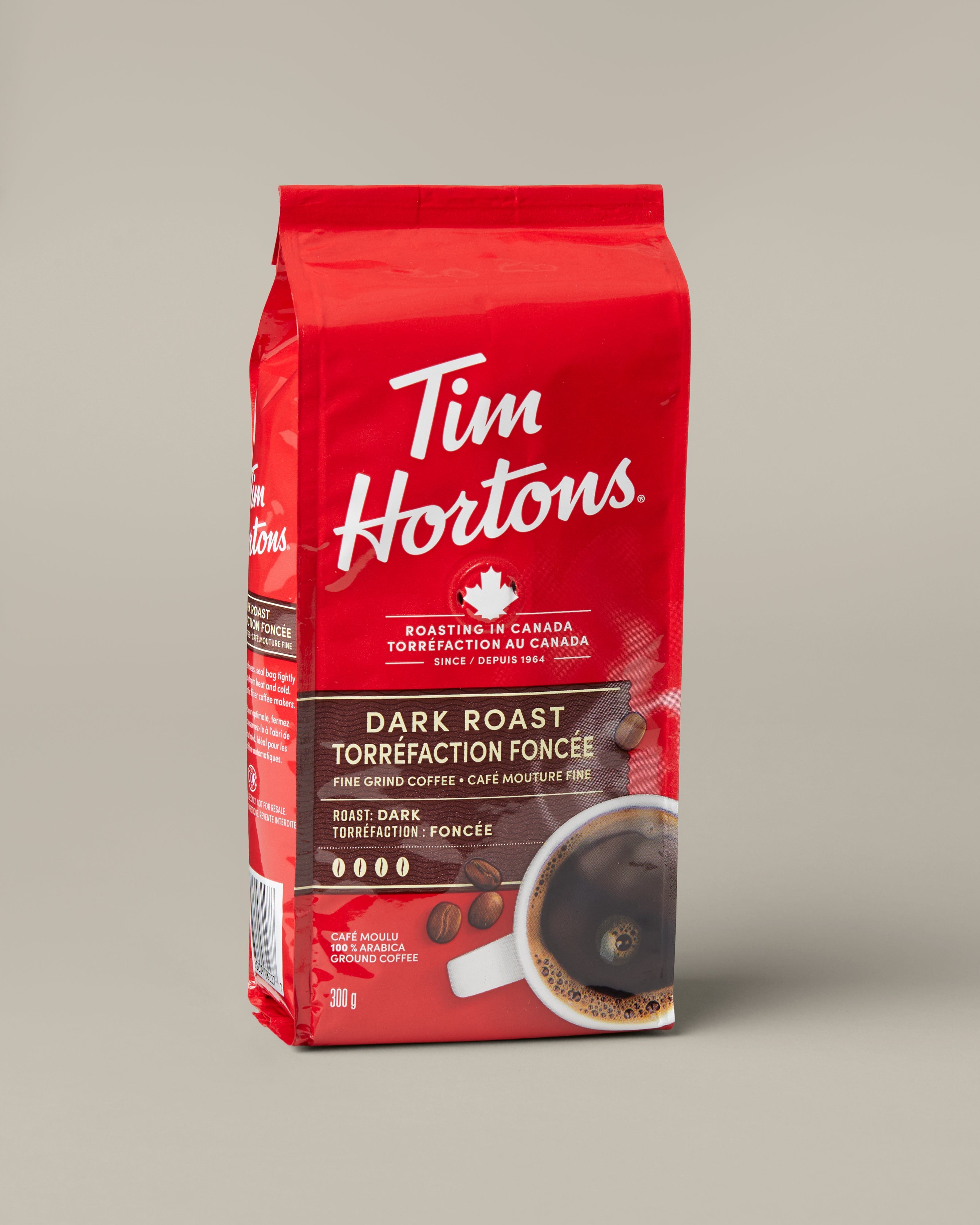 Tim Hortons Coffee | Dark Roast Fine Grind Coffee - 300g | TimShop