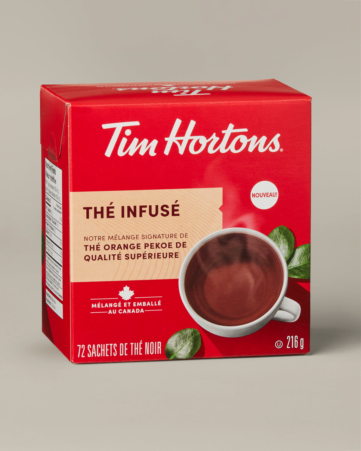 Tim Hortons Orange Pekoe Steeped Tea, box of 72 tea bags. | Thé infusé orange pekoe Tim Hortons, boîte de 72 sachets. - Image #2