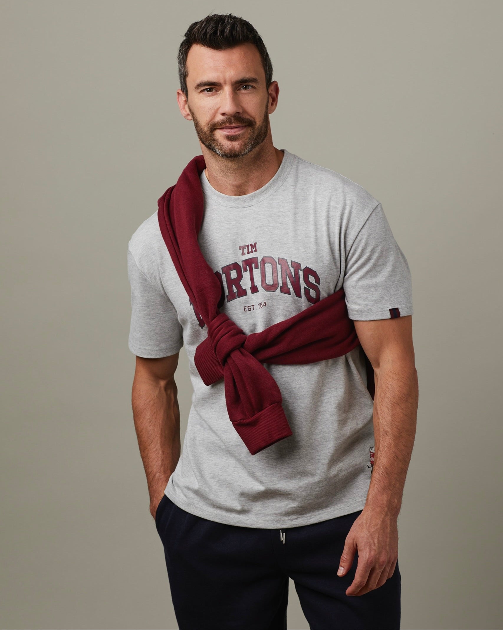 Tim Hortons Unisex T-Shirt - Grey - TimShop - Image #1