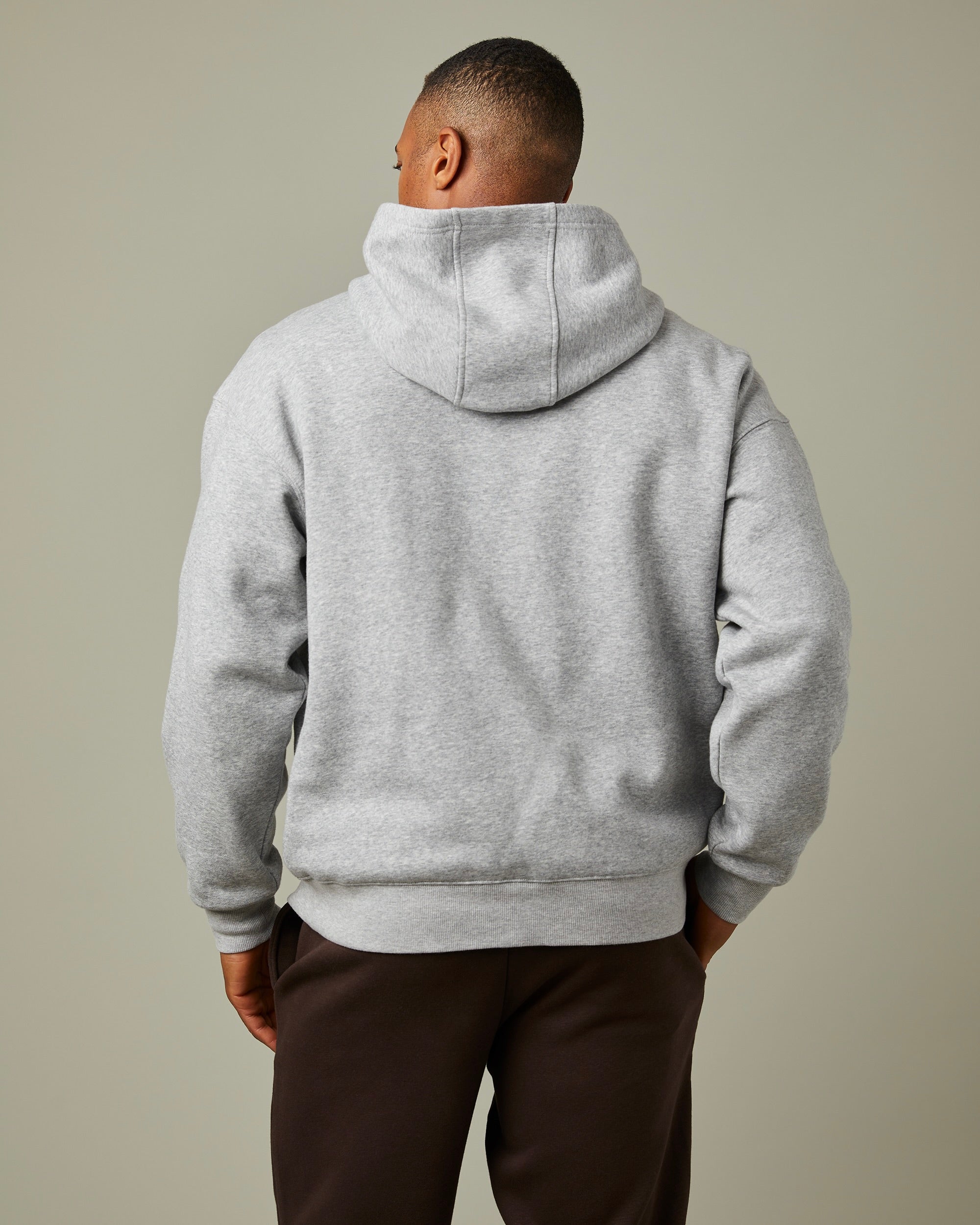Grey hoodie with “It’s Time for Tims” graphic featuring a forklift carrying Tim Hortons coffee | Chandail à capuchon gris avec un logo « It’s Time for Tims » montrant un chariot élévateur transportant un café Tim Hortons - Image #4