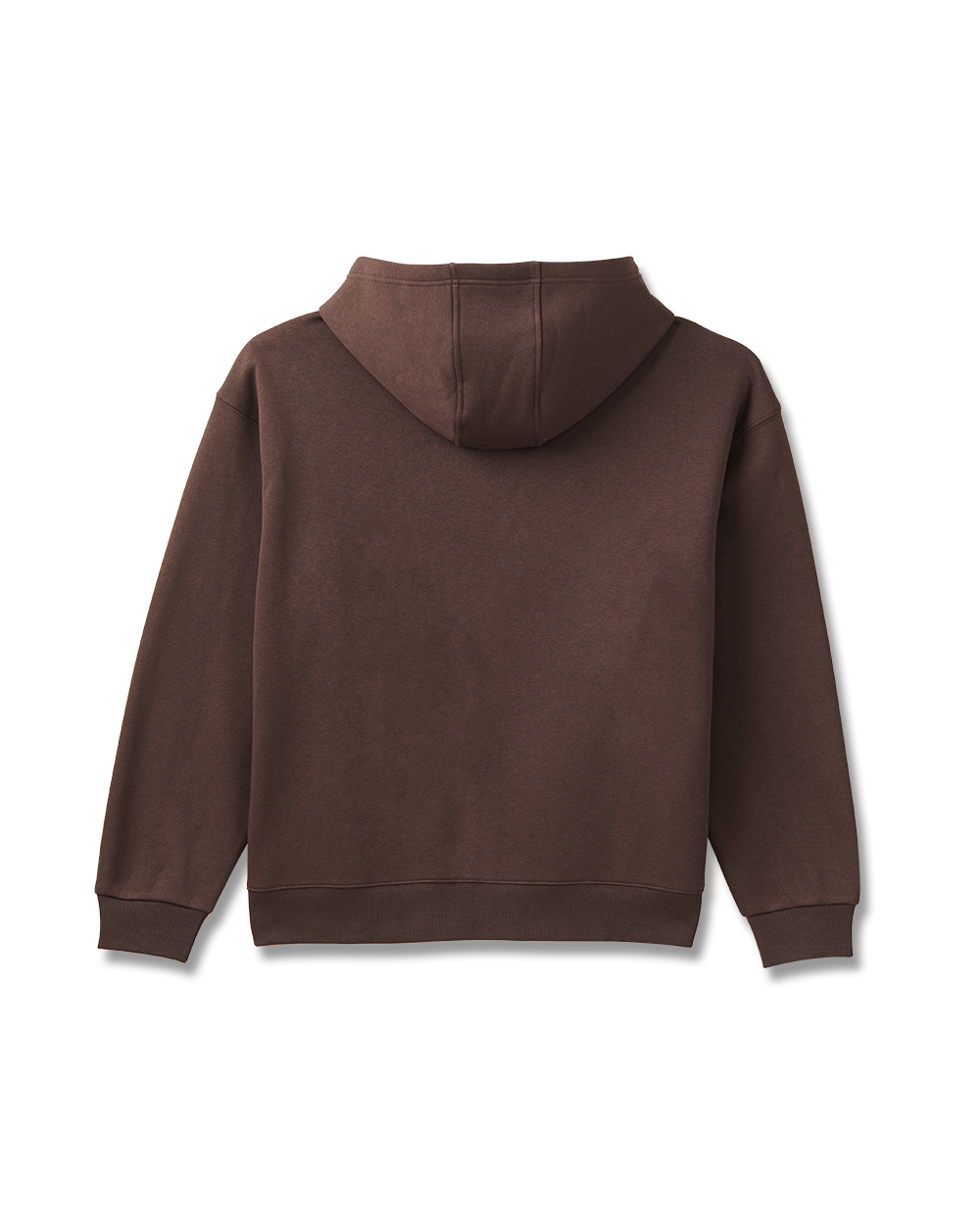 Brown full-zip hoodie in espresso tone with workwear styling | Chandail à capuchon brun à glissière dans une teinte espresso et un style de travail - Image #6