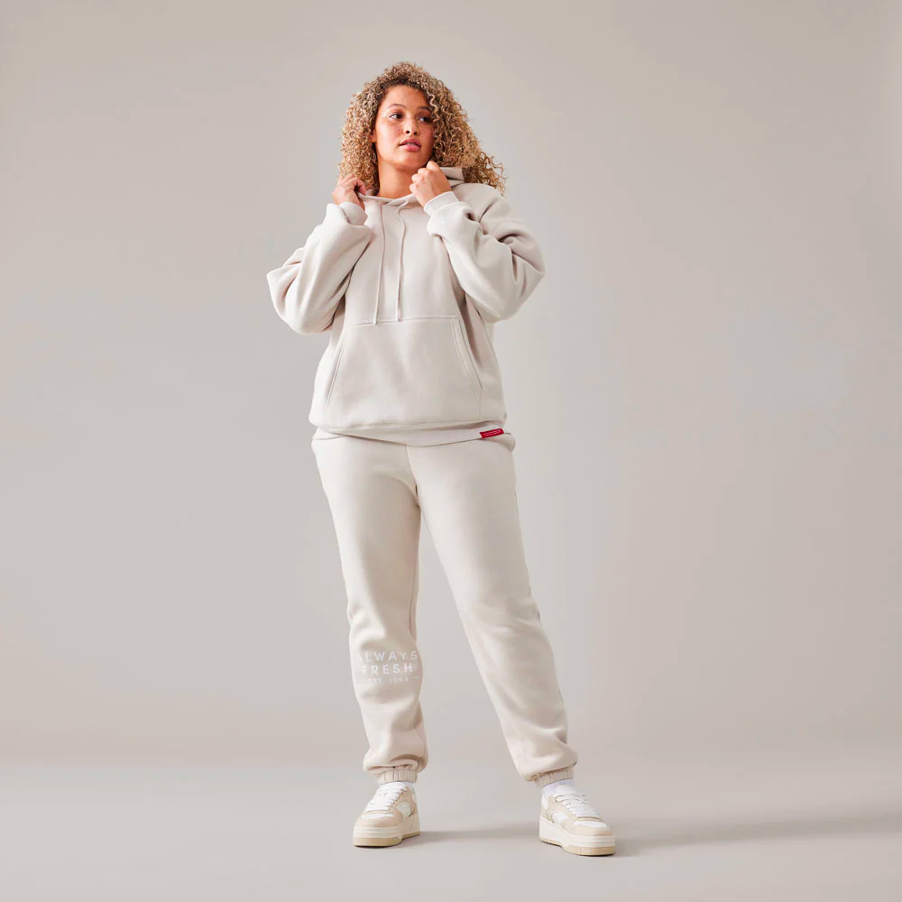Always Fresh Unisex Hoodie Sweatsuit Set – Oat - Secondary Image