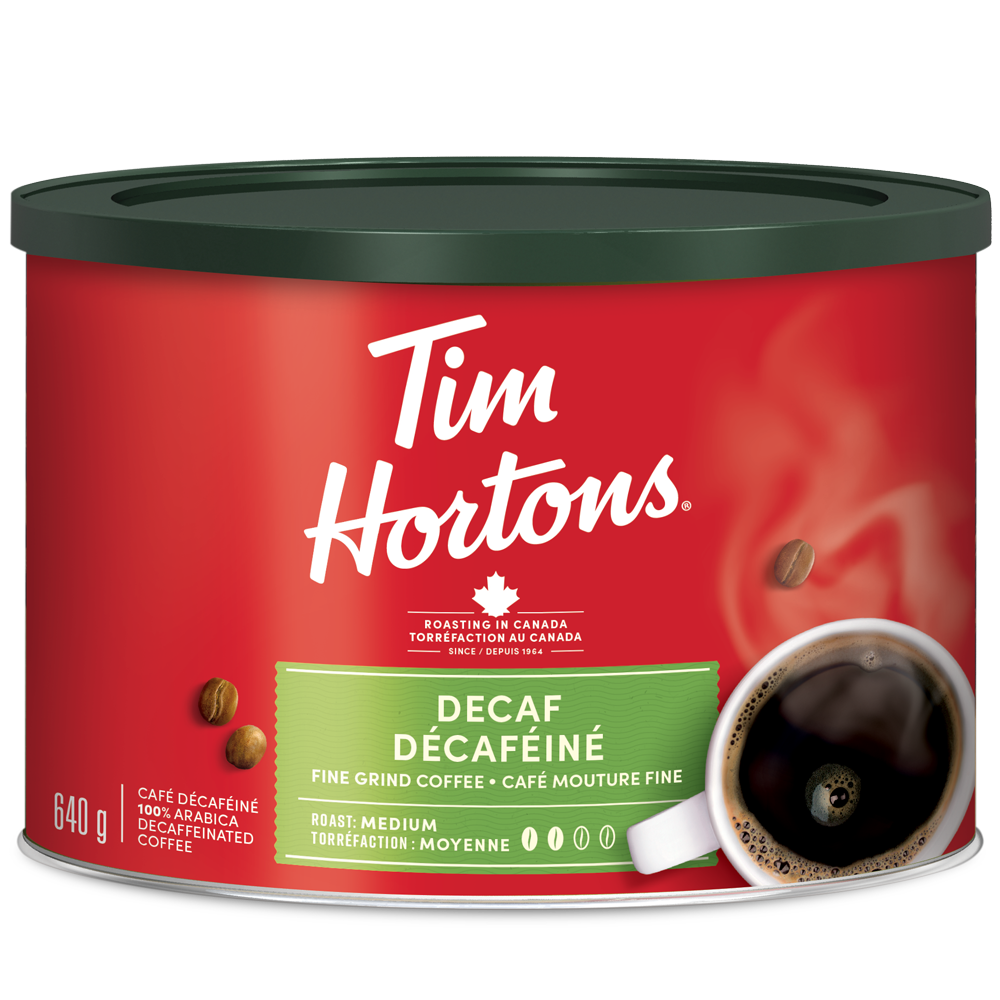 Decaf Fine Grind Coffee - Tim Hortons Coffee - Image #1