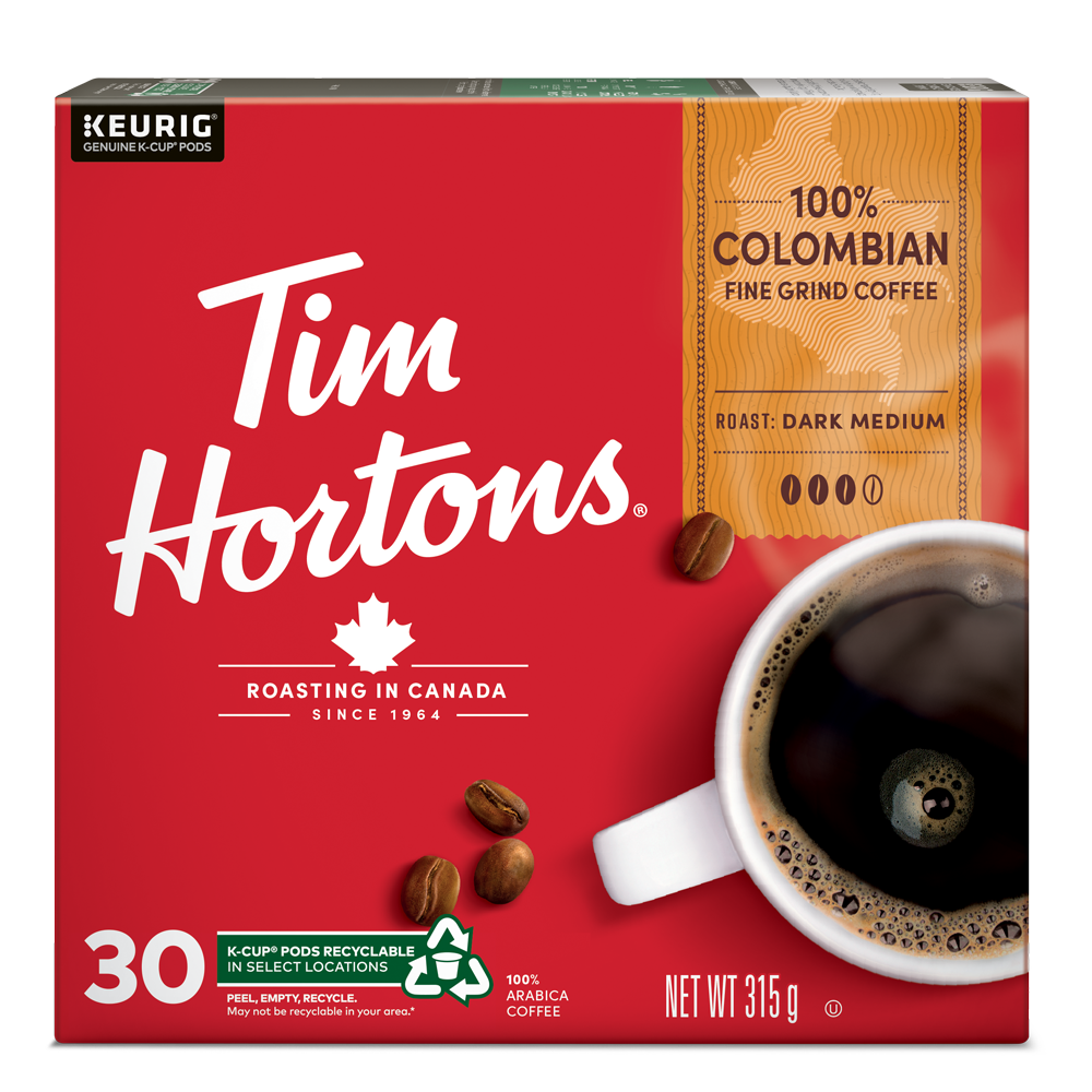 Colombian Coffee K-Cups - Tim Hortons Coffee - Image #1