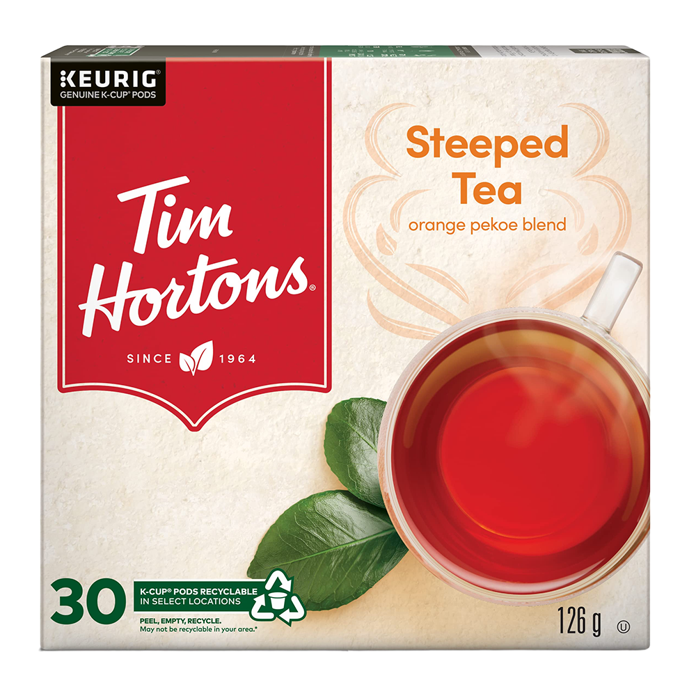 Steeped Tea K-Cups - Tim Hortons Steeped Tea